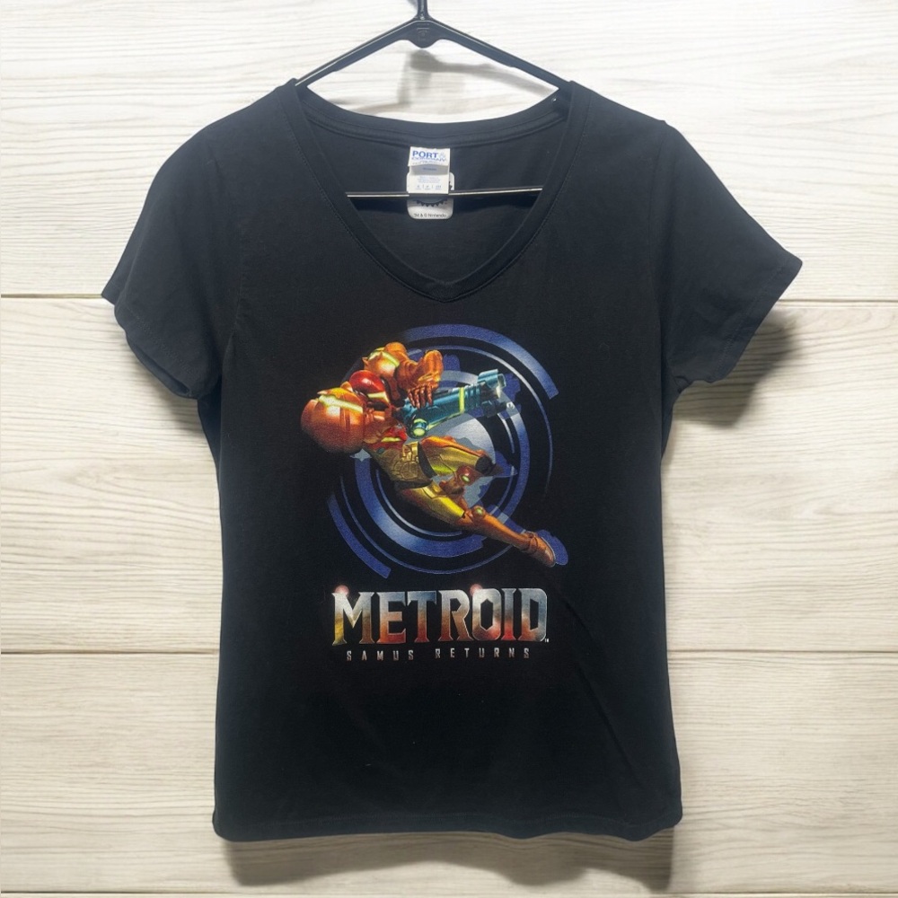 Nintendo Metroid Samus Returns tee